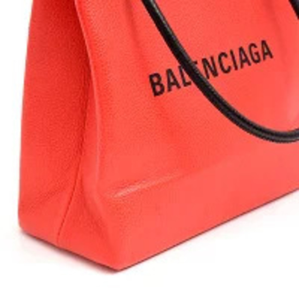 Balenciaga Logo Shopping Tote XXS Handbag Red - Picture 4 of 10